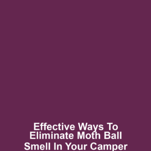 Effective Ways to Eliminate Moth Ball Smell in Your Camper