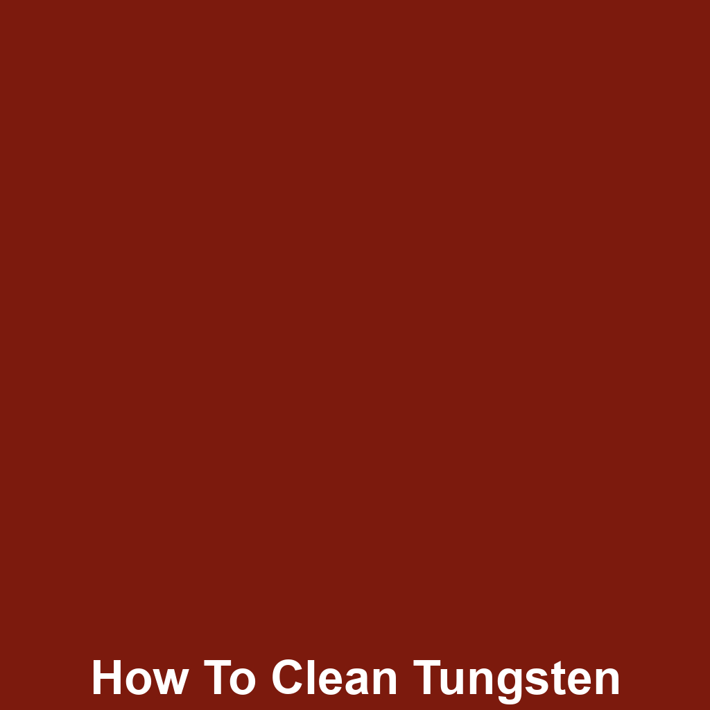 How to Clean Tungsten Carbide Ring at Home