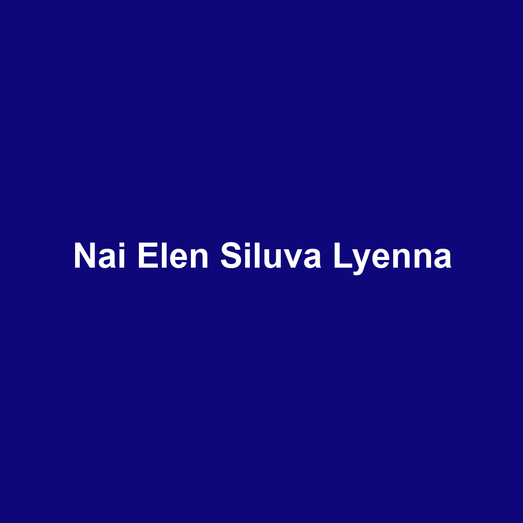 Nai elen siluva lyenna