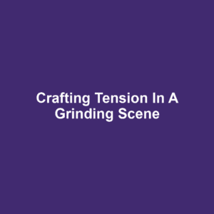 Crafting Tension in a Grinding Scene
