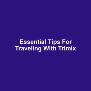 Essential tips for traveling with trimix