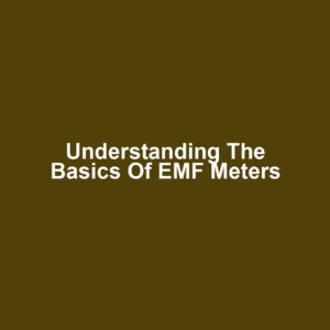 Understanding the Basics of EMF Meters