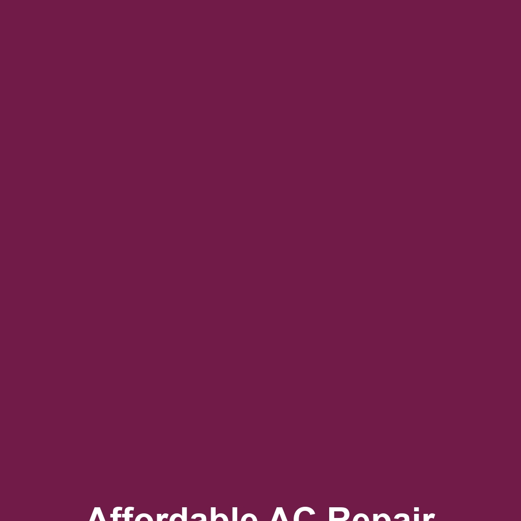 Affordable AC Repair Services in Coral Springs