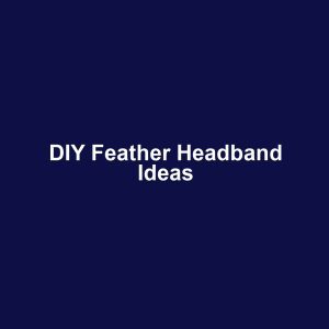 DIY Feather Headband Ideas