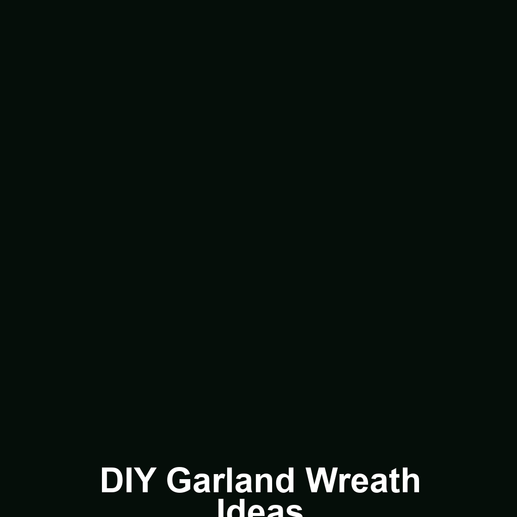 DIY Garland Wreath Ideas