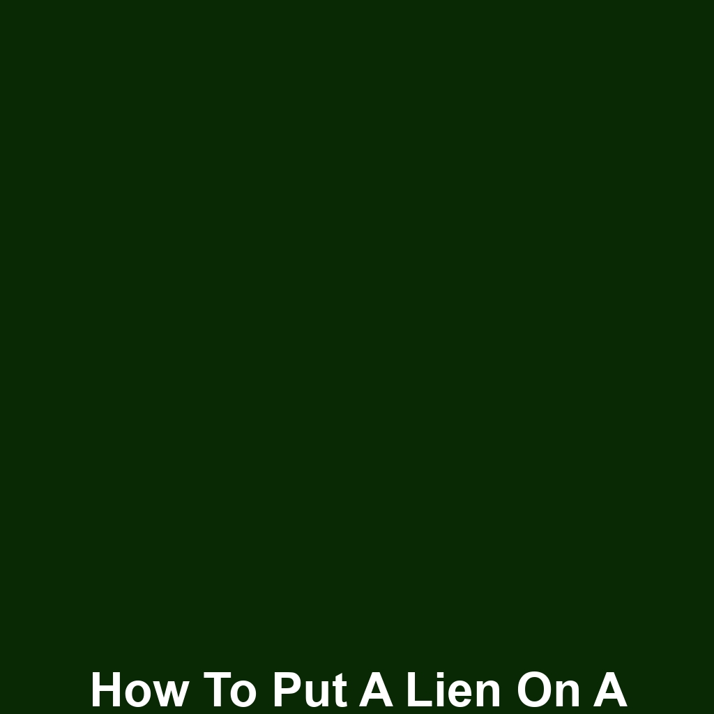 How to Put a Lien on a Car in Nevada