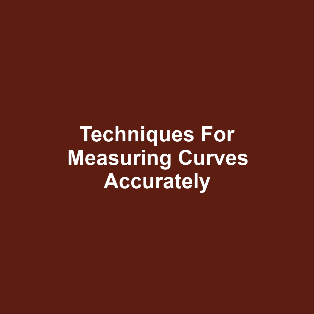 Techniques for Measuring Curves Accurately