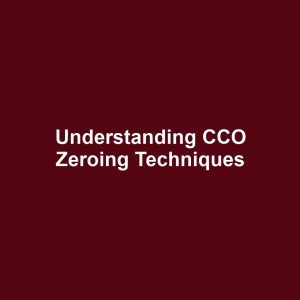 Understanding CCO Zeroing Techniques