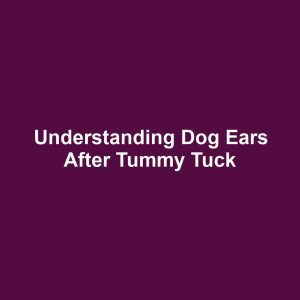 Understanding Dog Ears After Tummy Tuck