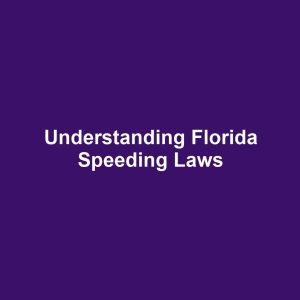 Understanding Florida Speeding Laws