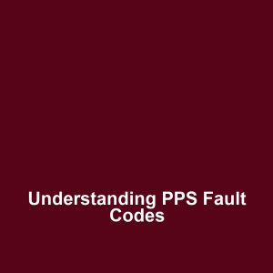 Understanding PPS Fault Codes